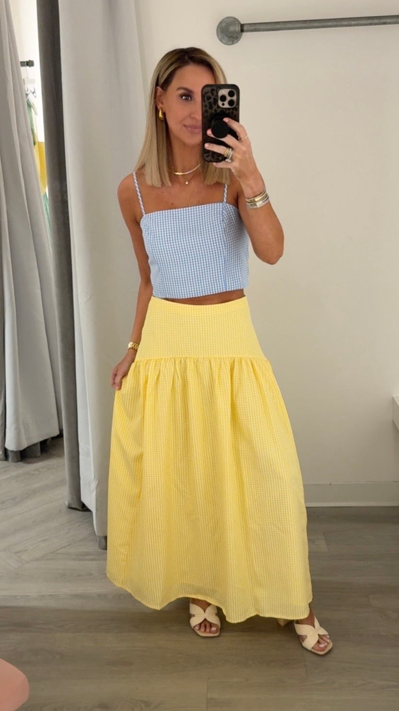 Gingham Top  (5 Colors)