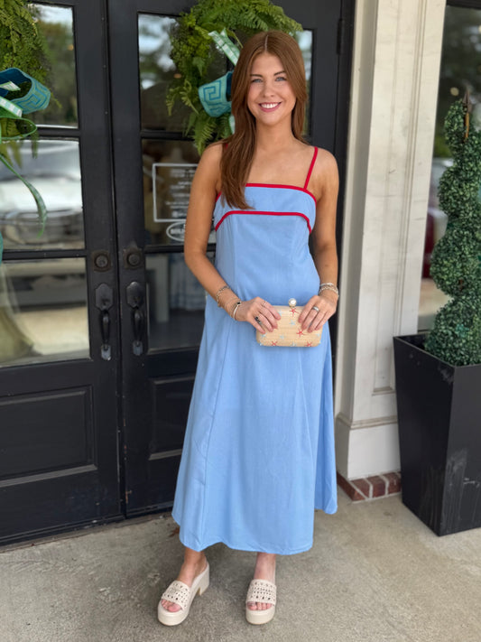 Contrast Piping Maxi