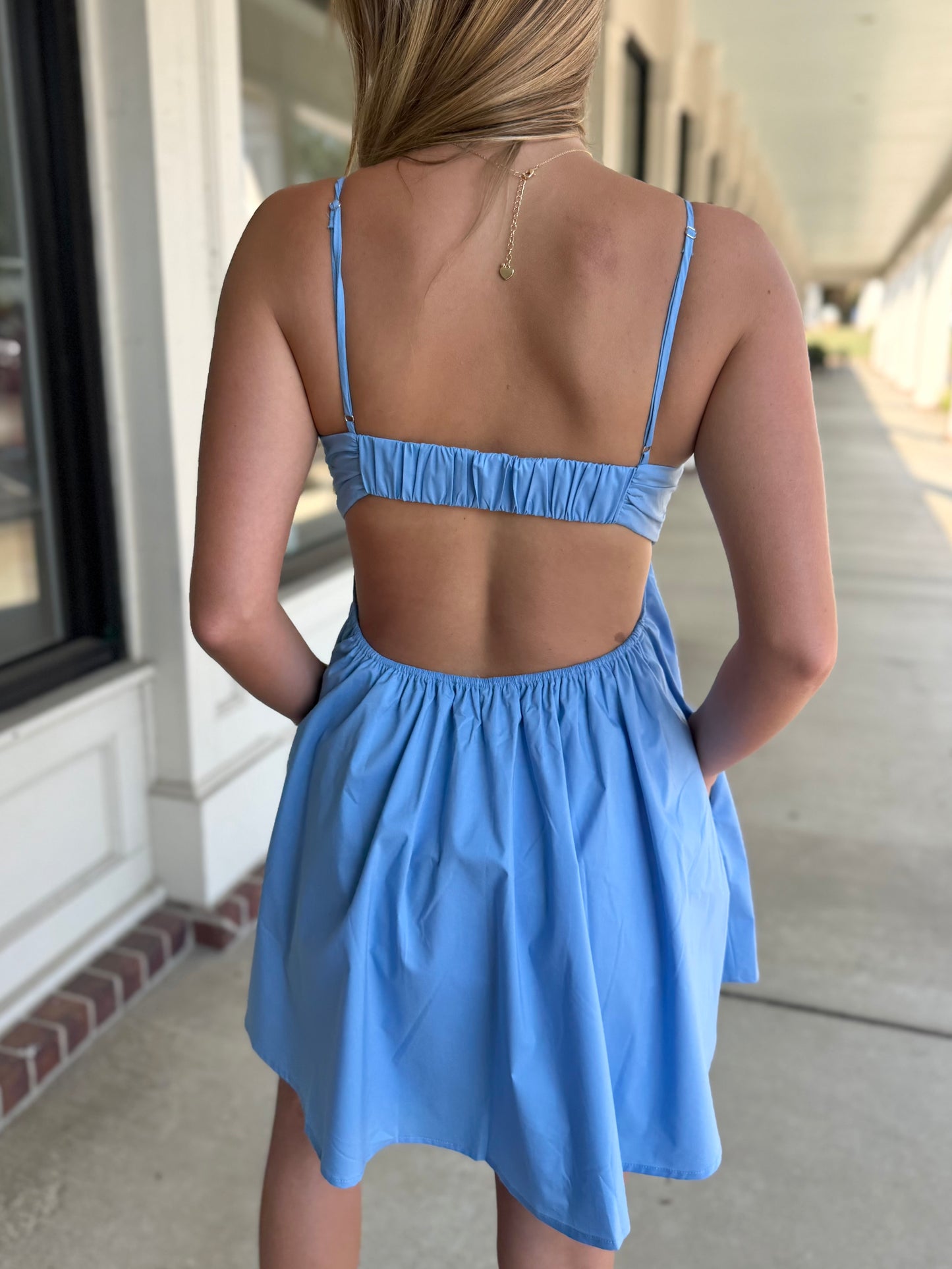 Blue Bell Open Back Mini
