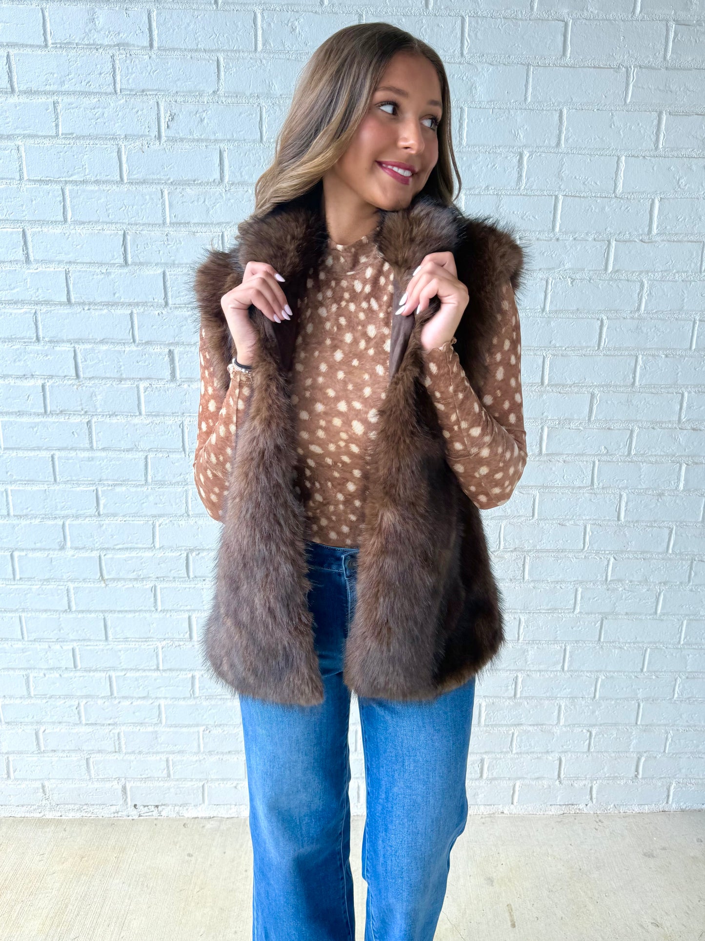 Casual Fur Vest (2 colors)