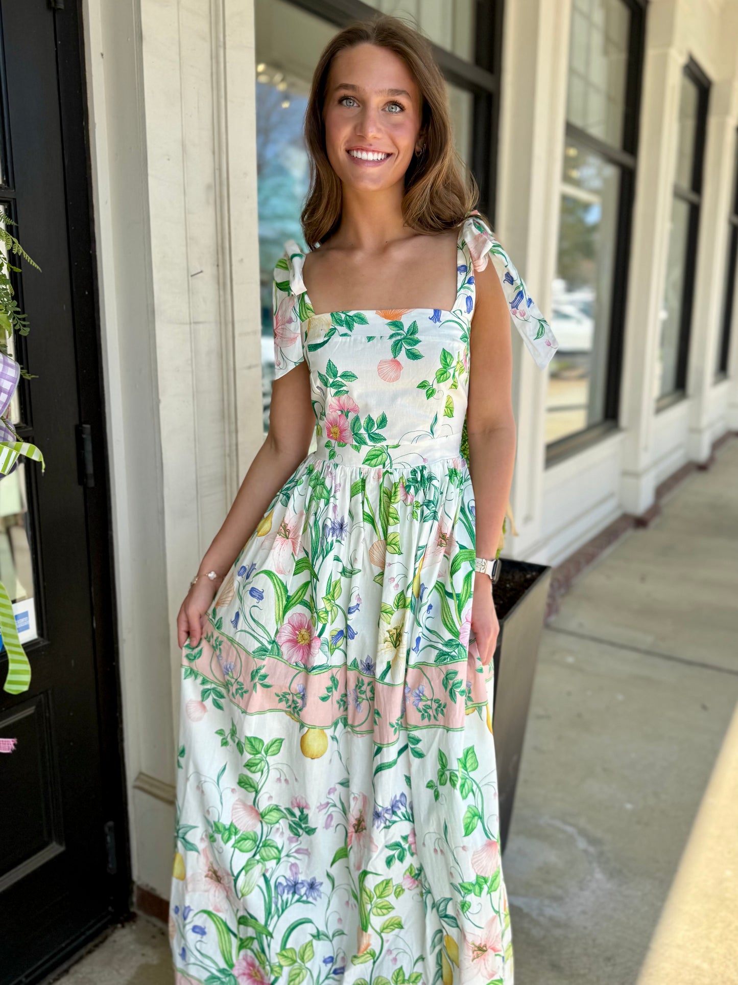 Summer Romantic Garden Maxi