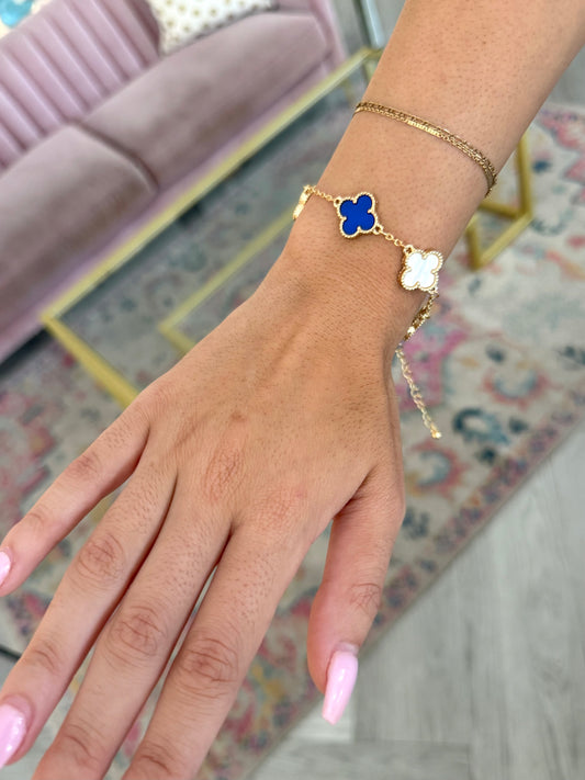Gameday Clover Bracelet
