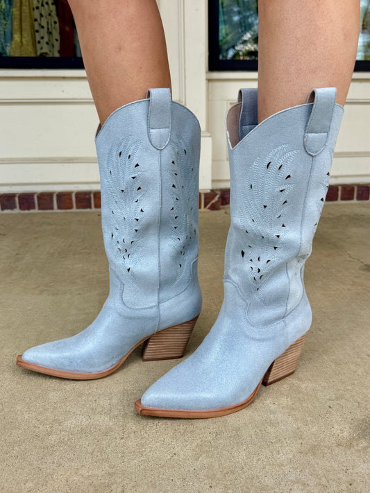 Cinderella Sparkle Cowgirl Boot