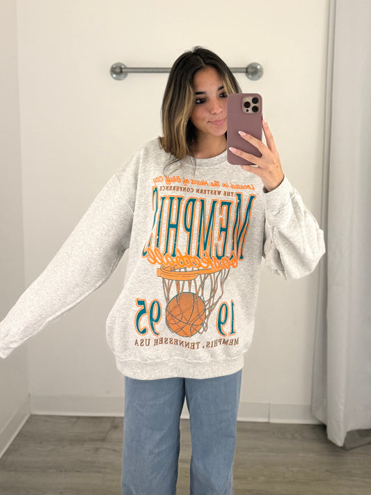 90's Memphis Grizzles OS Sweatshirt