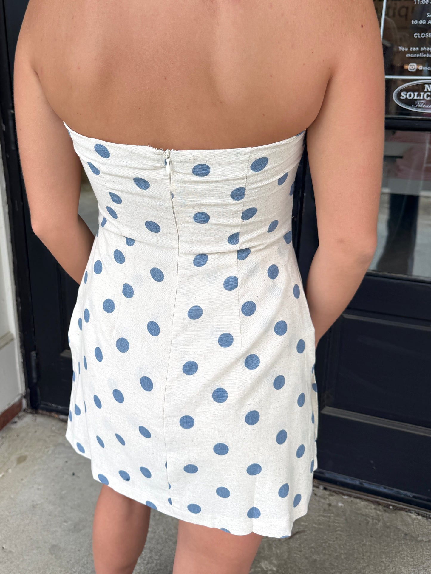 Oatmeal Sweetheart Polka Dot Mini