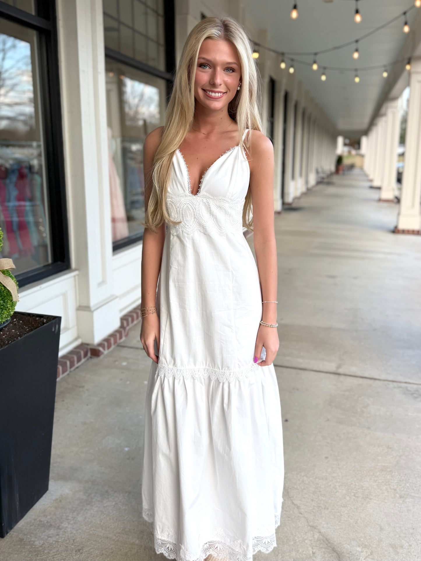 White Bridal Maxi