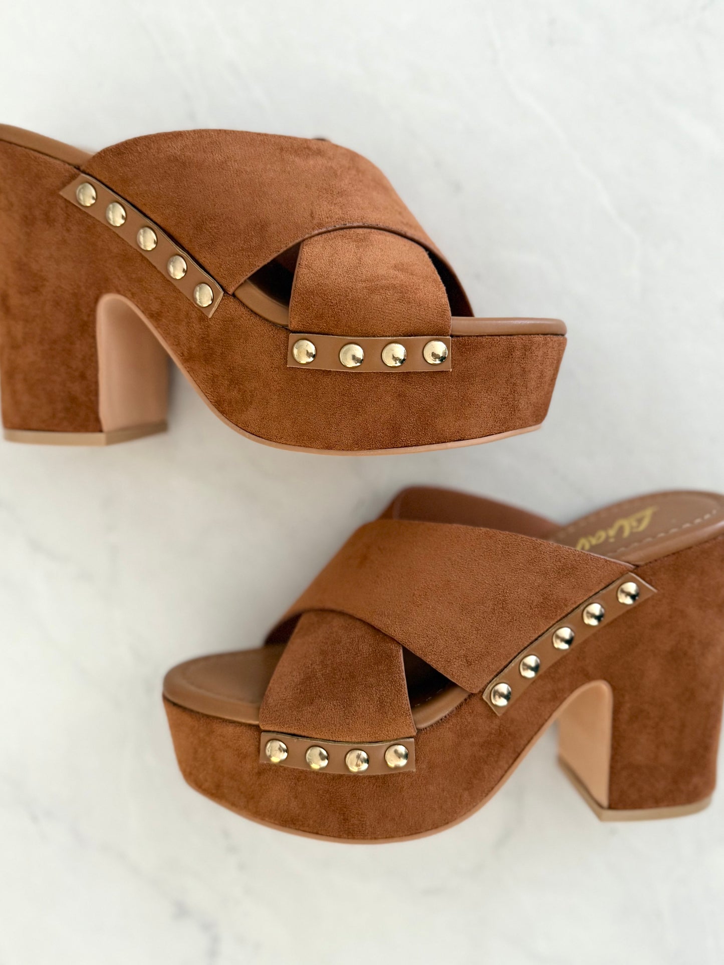 Tan Suede Dandy Platform