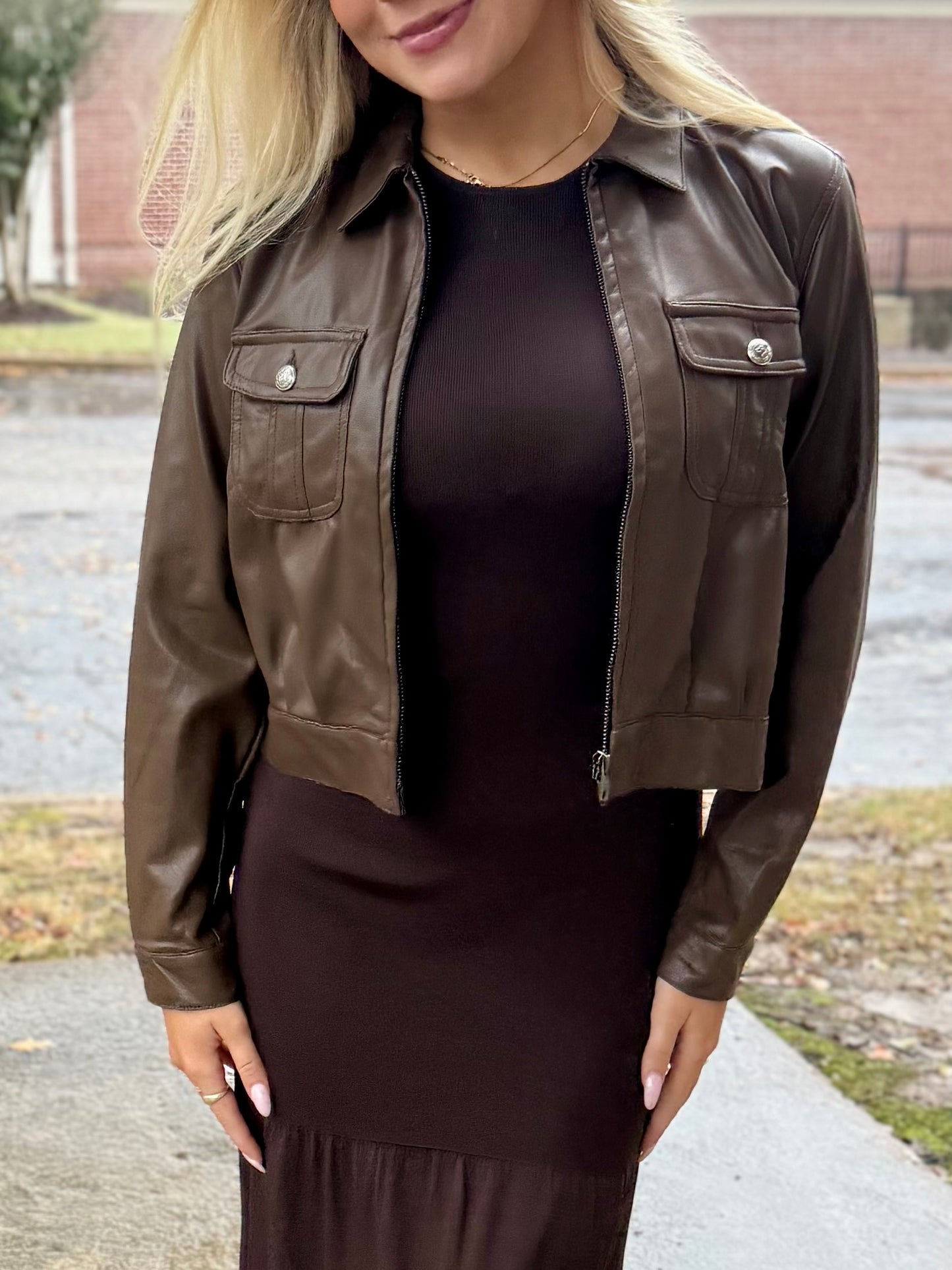 Brown Sheer Maxi Dress