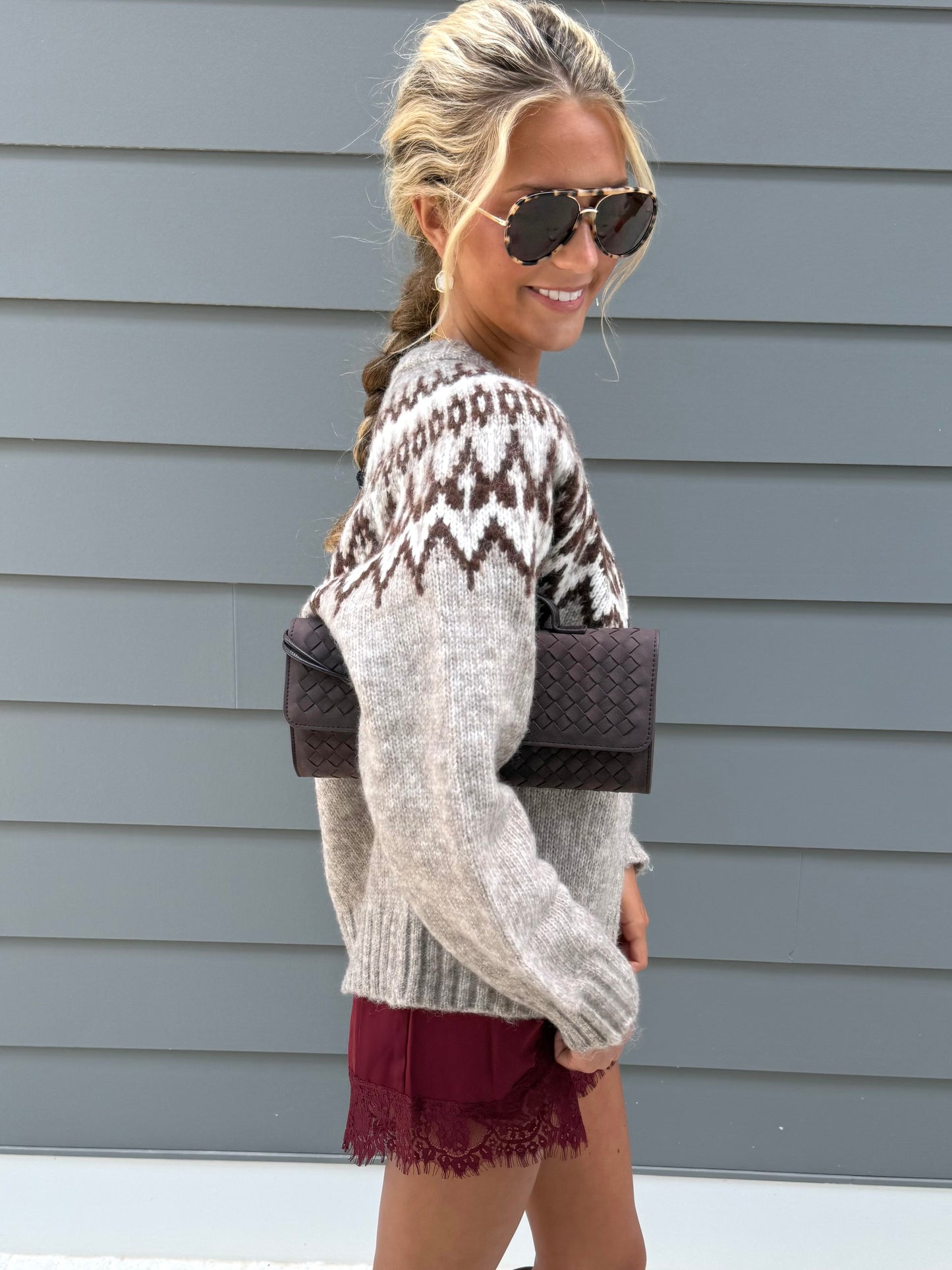 Fair Isle Yoke Crewneck