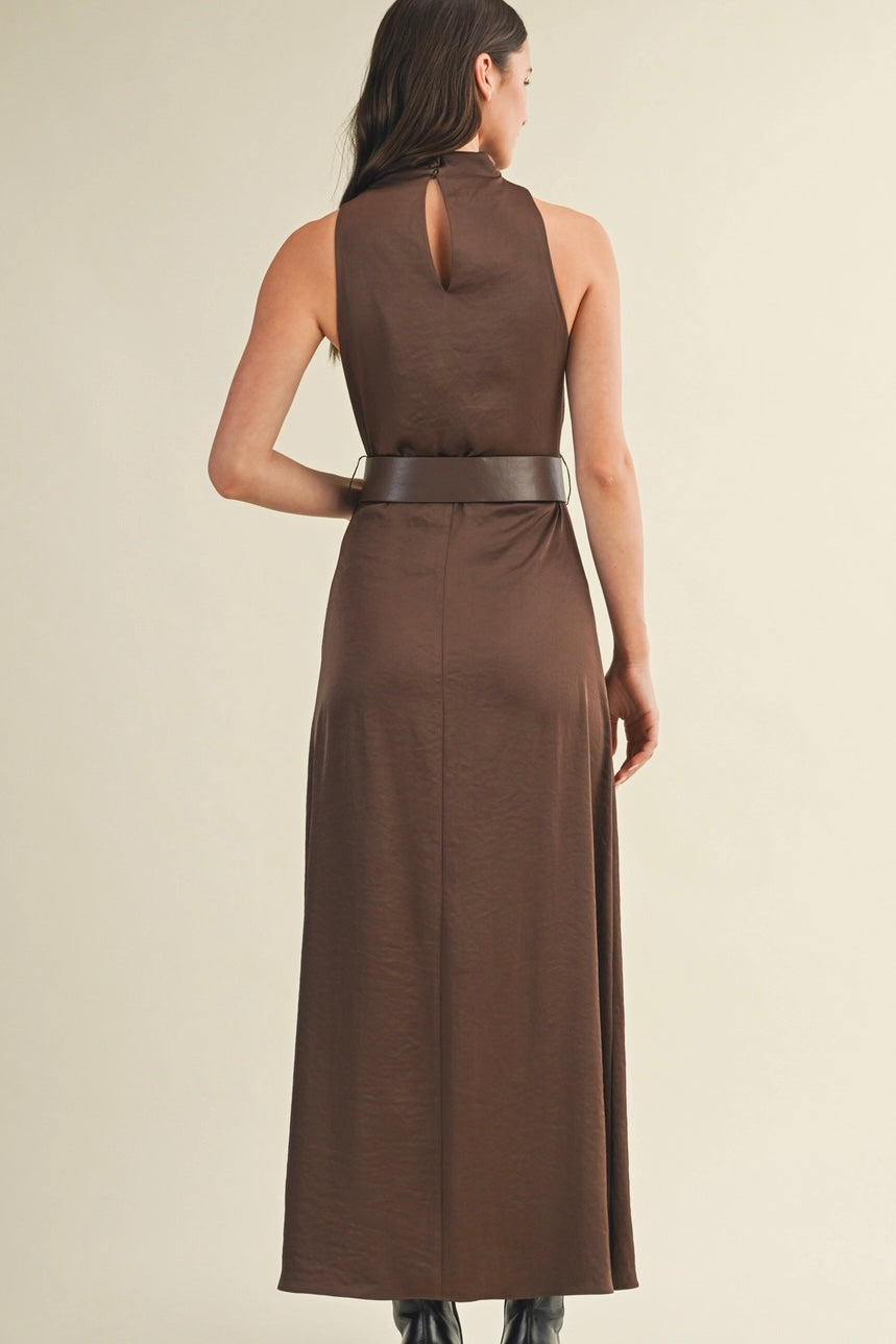 Flowy Belted Dress