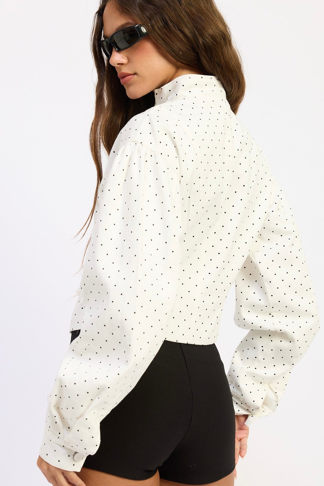 Off White Polka Dot Jacket