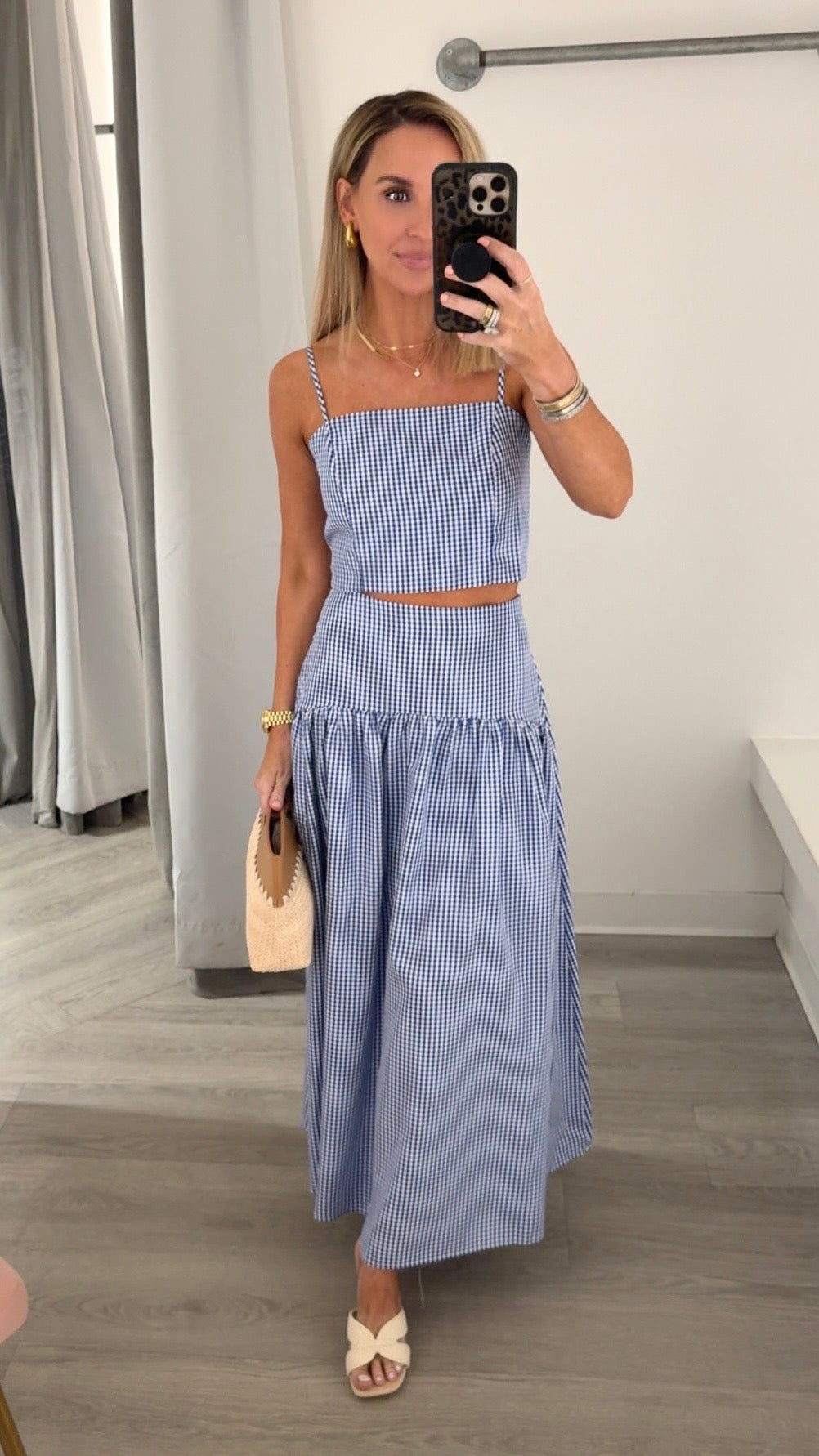 Gingham Top  (5 Colors)