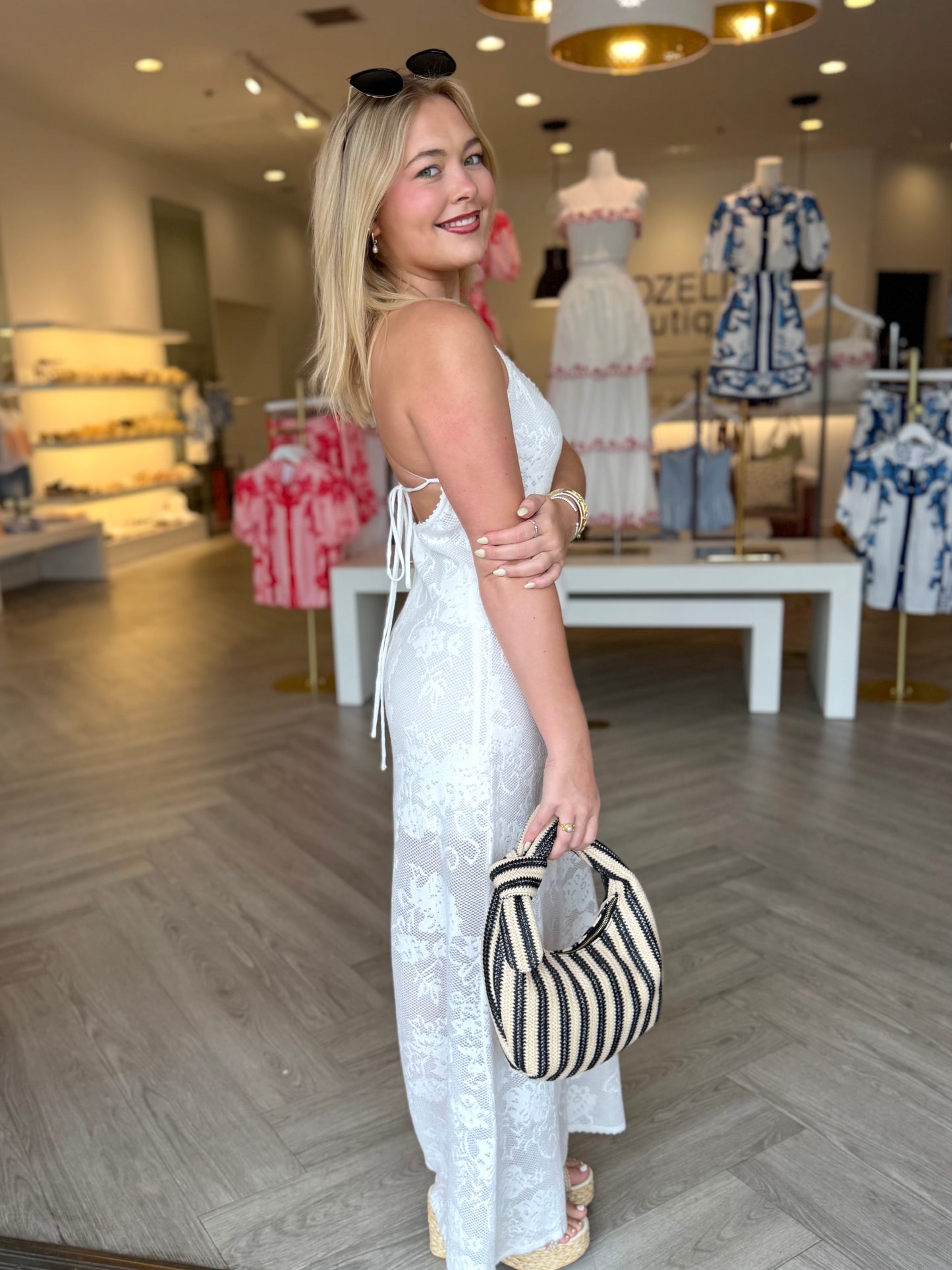 White Rose Net Maxi