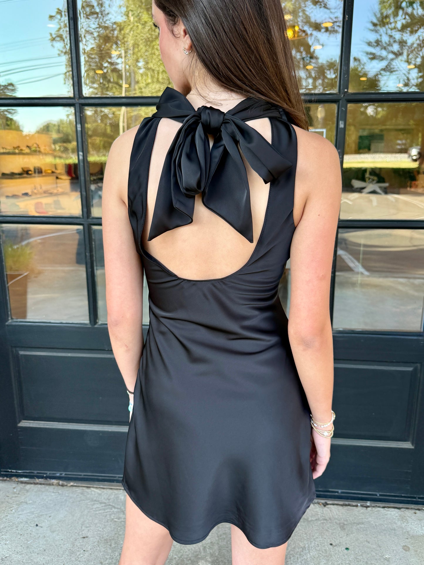 Black Cowl Neck Mini