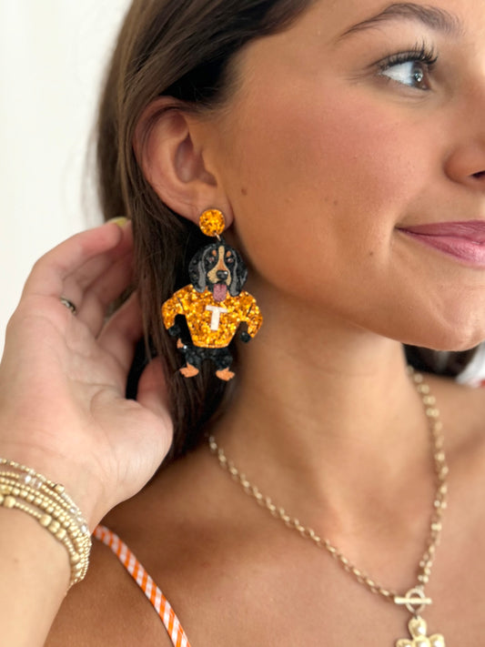 SMOKEY the Dog Earrings
