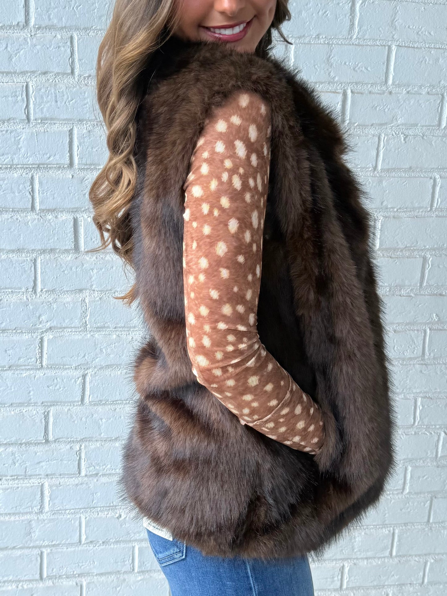 Casual Fur Vest (2 colors)