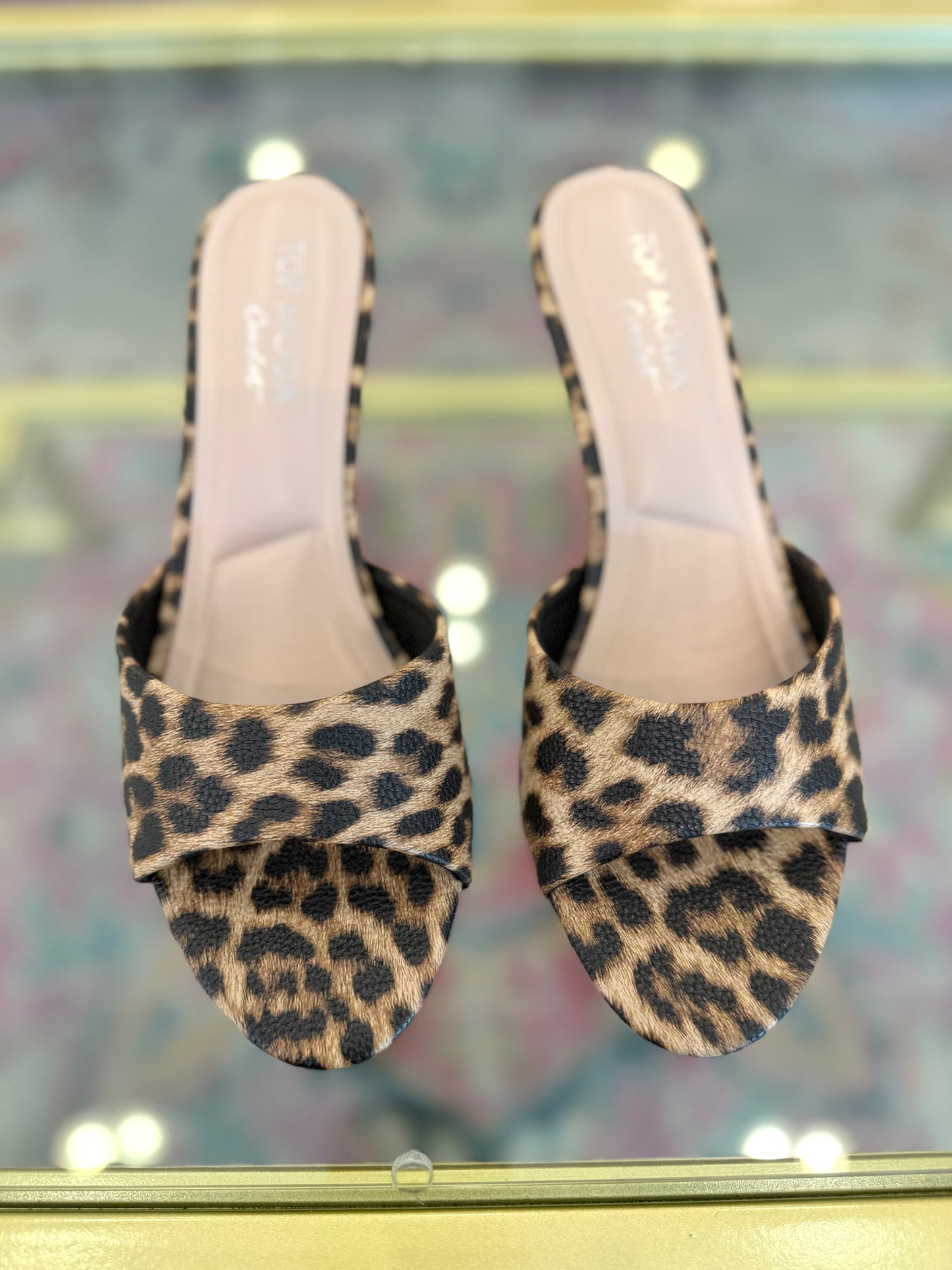 Leopard Kitten Heel