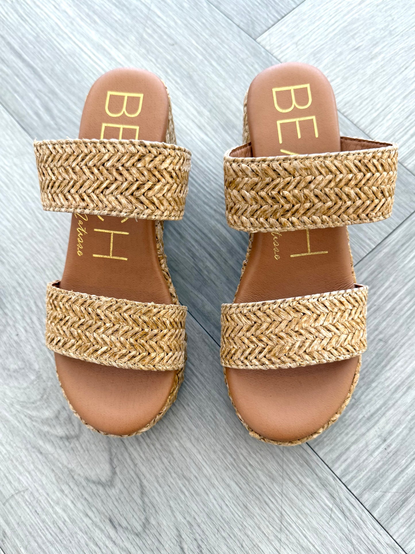 Camel Ocean Platform Sandal