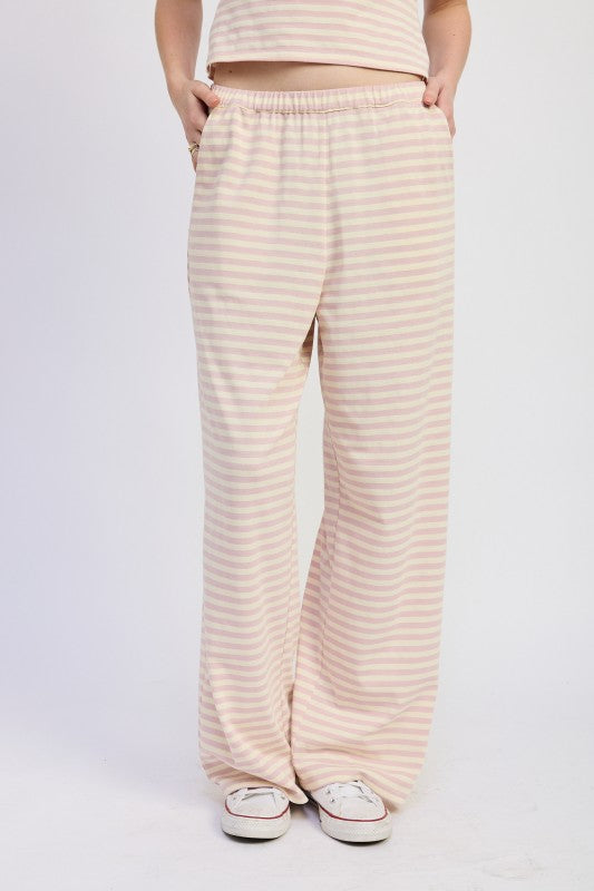 Pink Ivory Stripe Pant