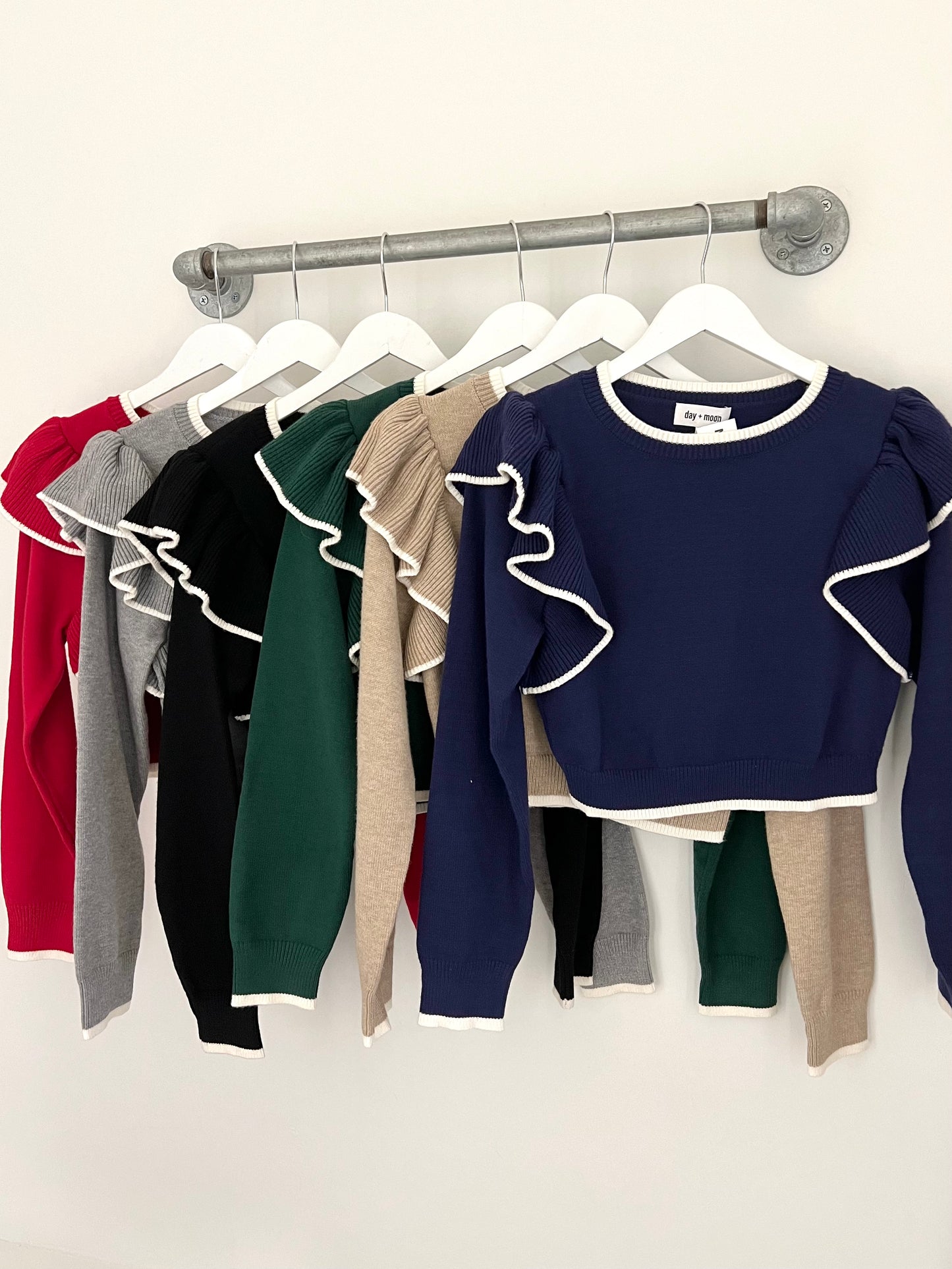 Contrast Stitch Sweater (6 colors)