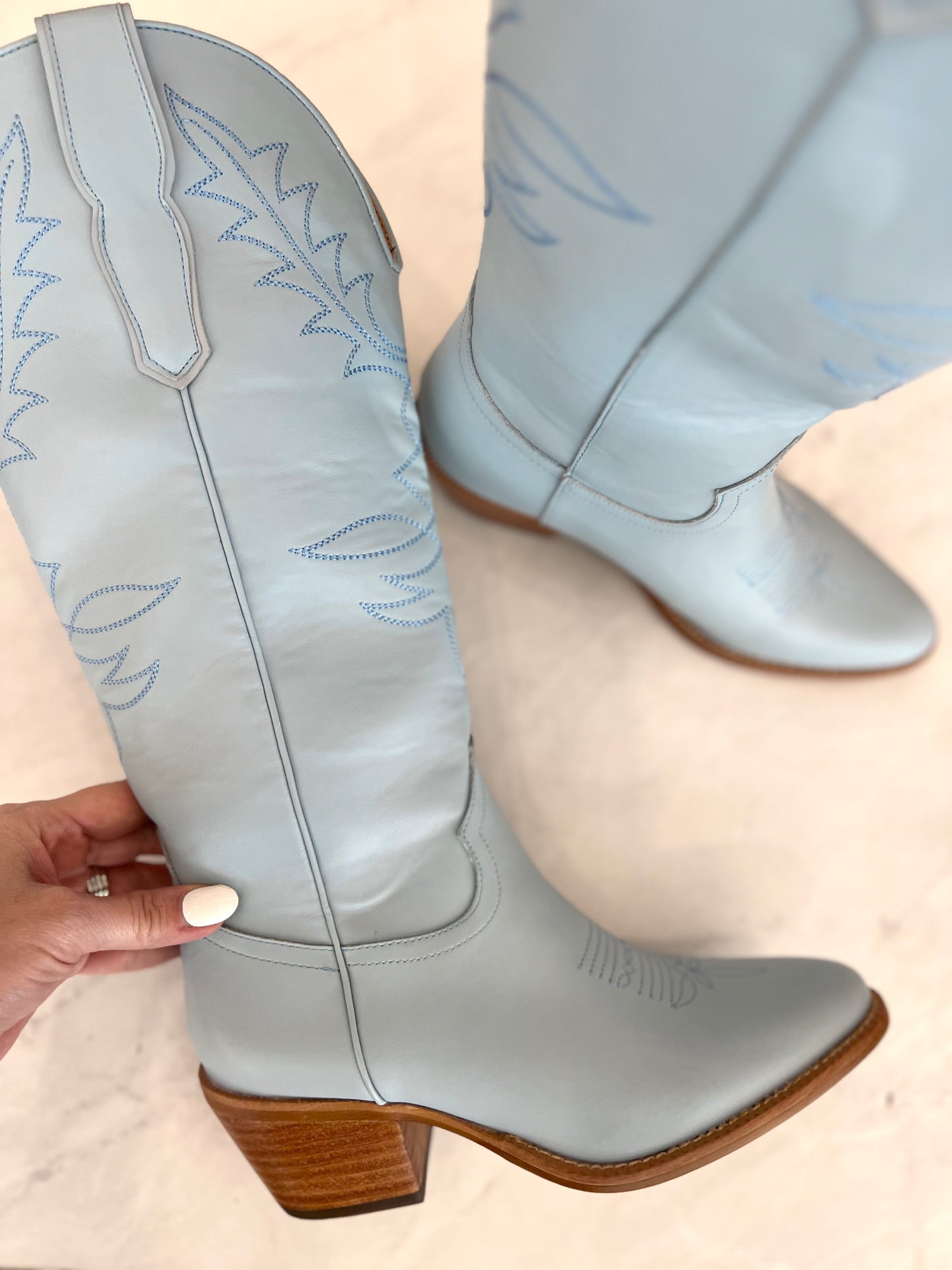 Baby Blue Cowgirl Boot