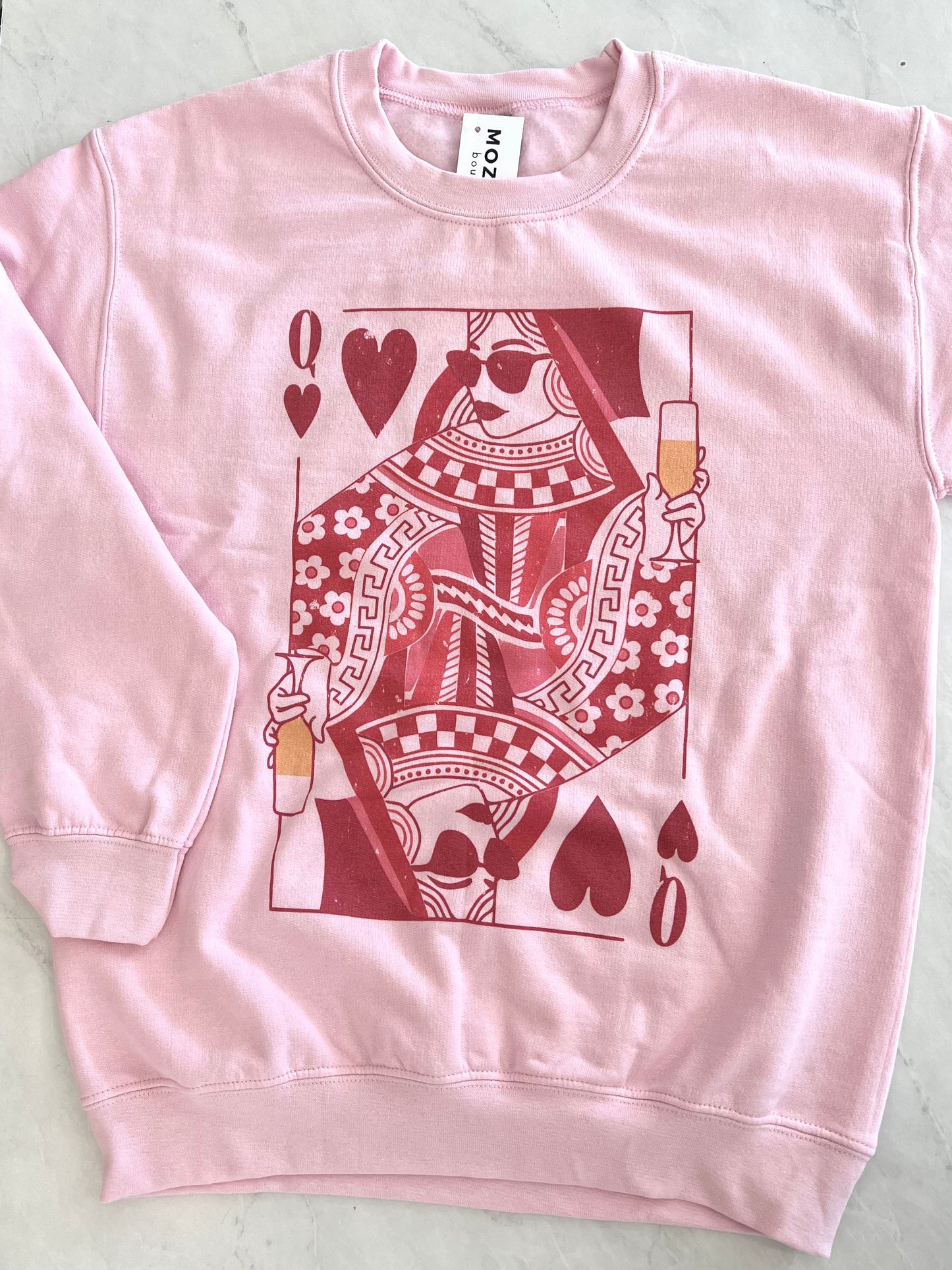 Queen of Hearts Graphic Sweatshirt
