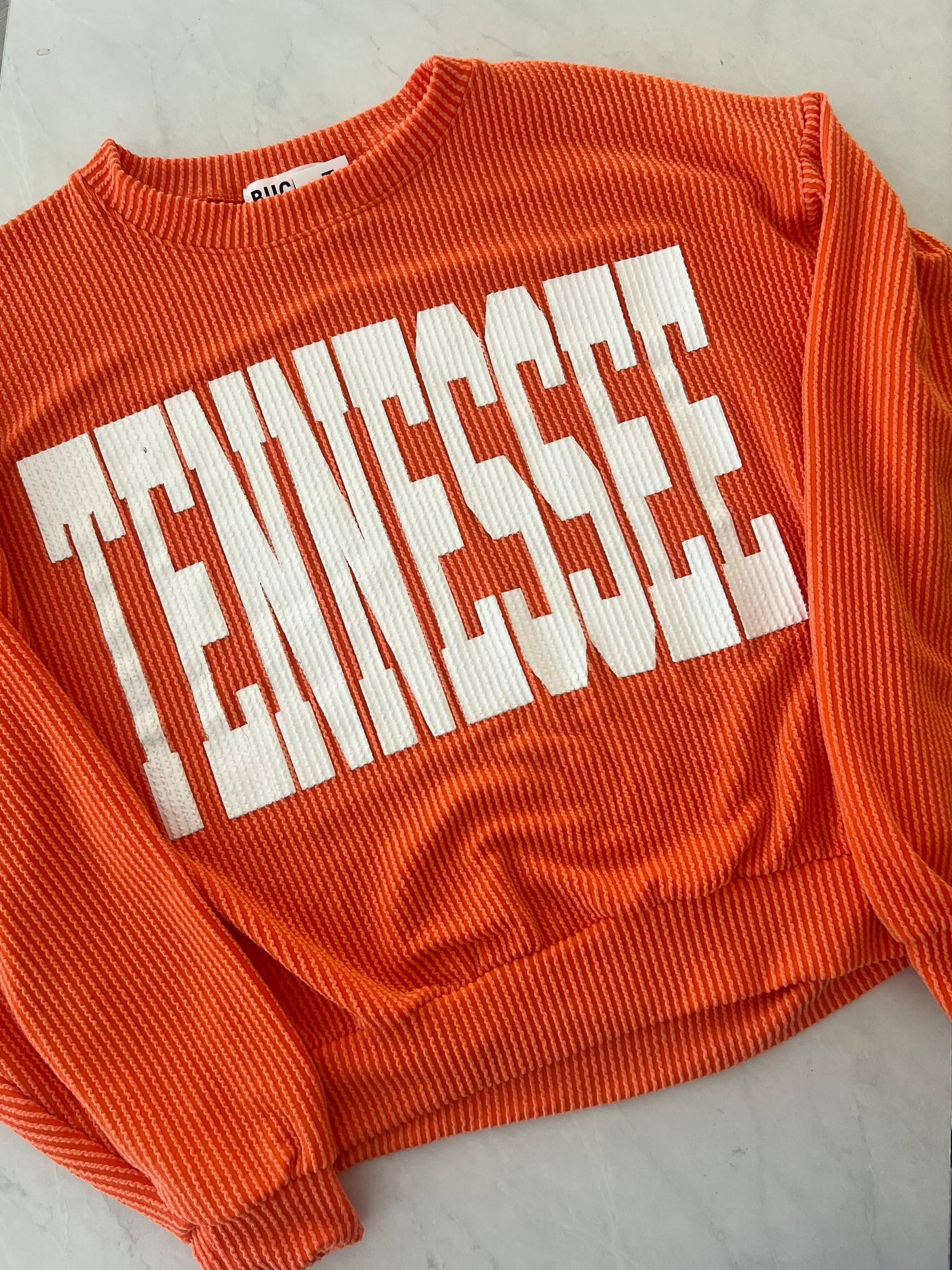 Orange Tennessee Oversize Crewneck