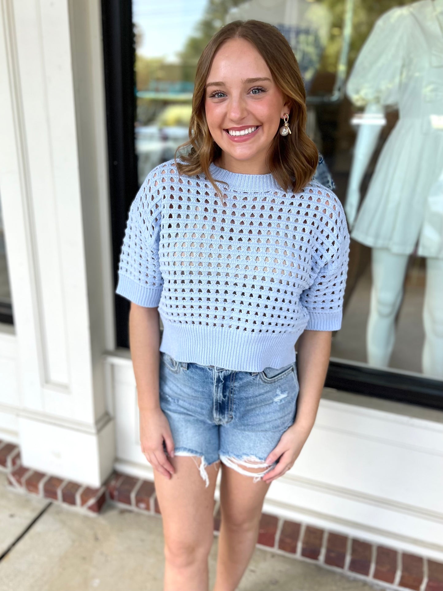 Alina Cropped Crochet Top