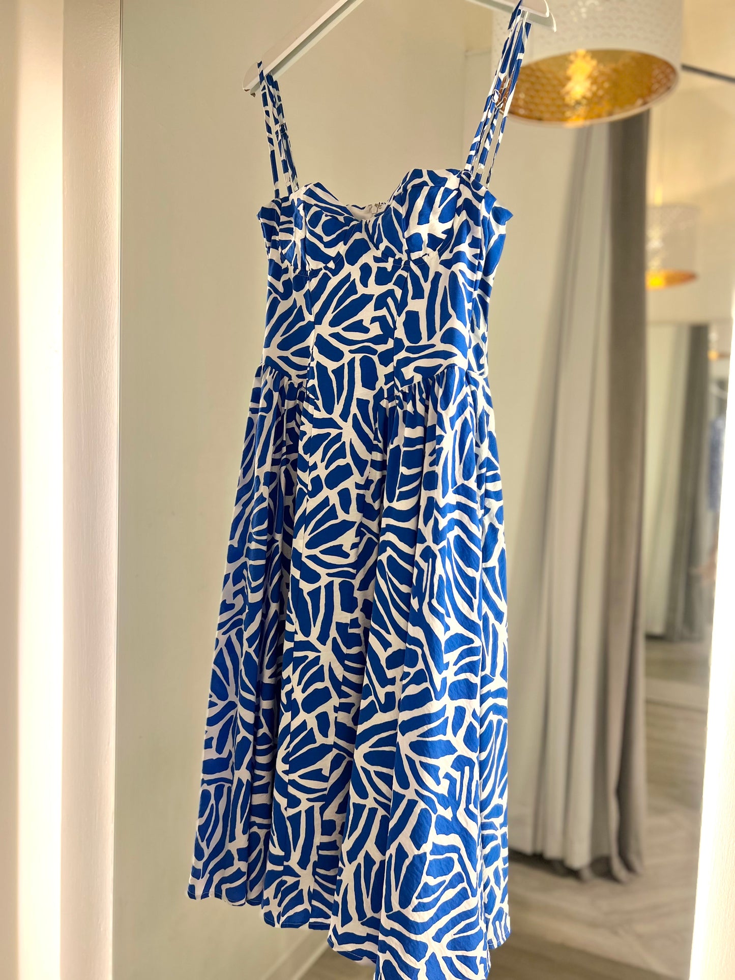 Cobalt Blue Midi Dress