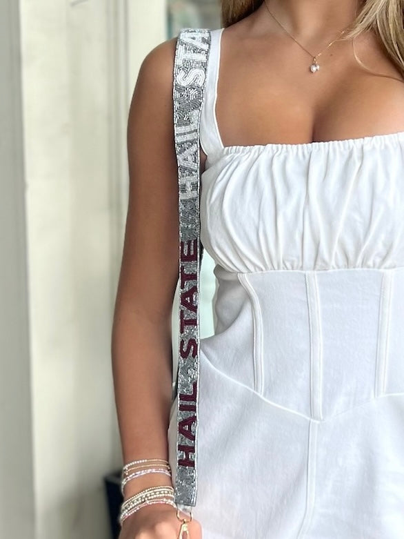 HAIL STATE Beaded Purse Strap