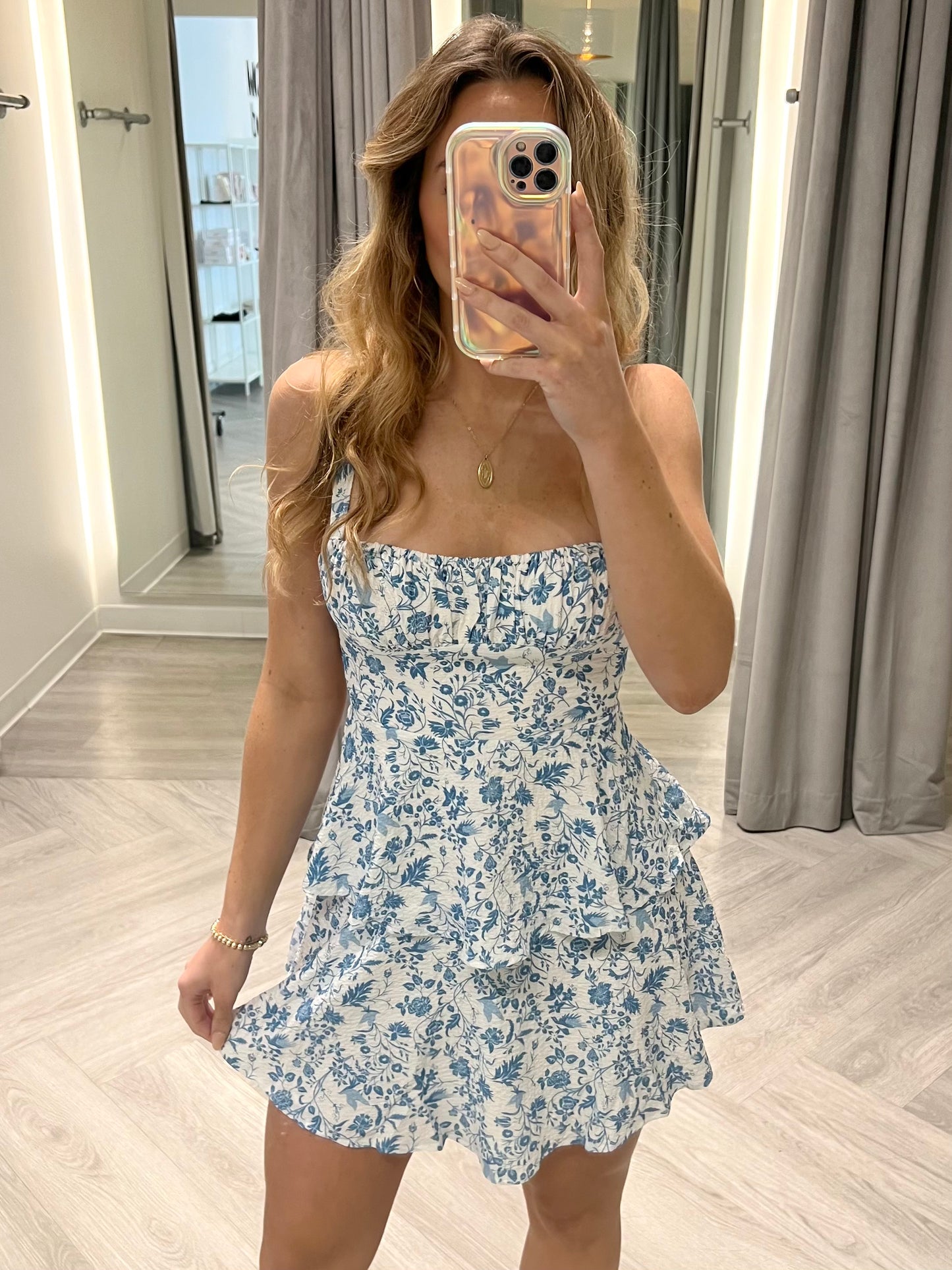 Jessica Sleeveless Blue Dress