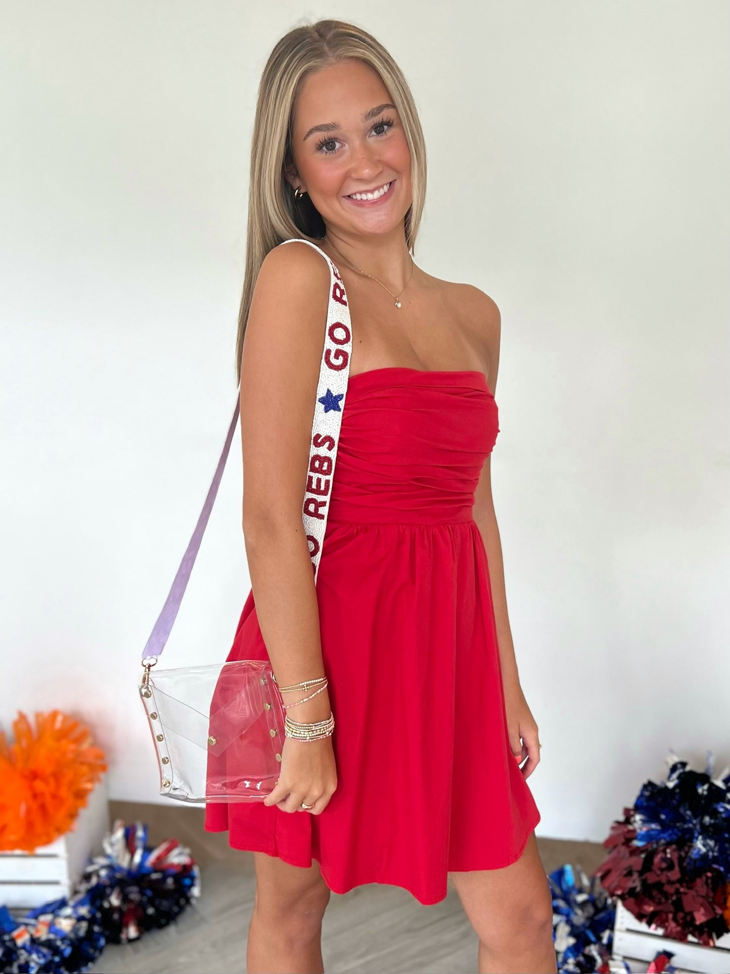 GO REBS Beaded Purse Strap