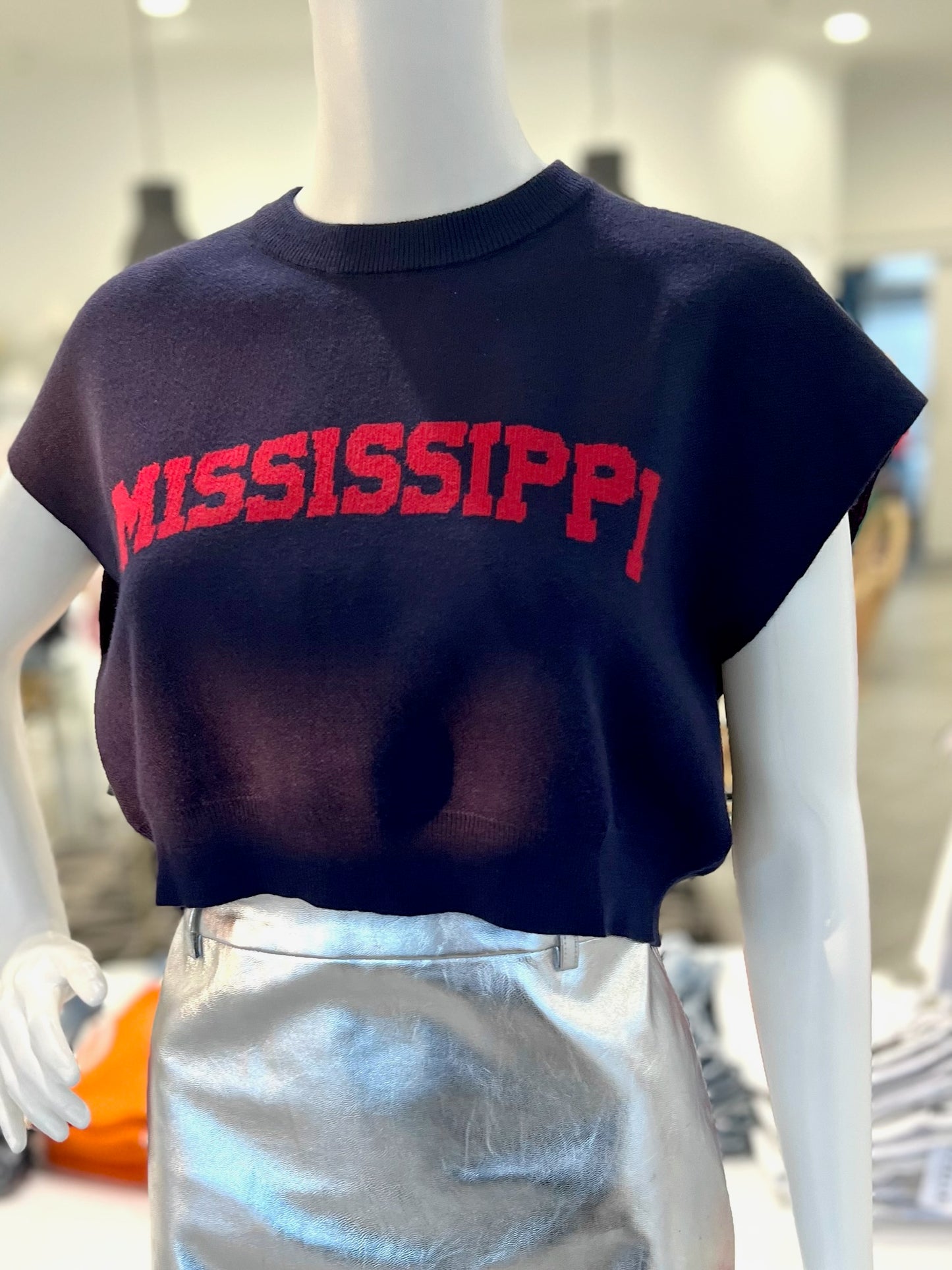 Mississippi Sweater Crop Top