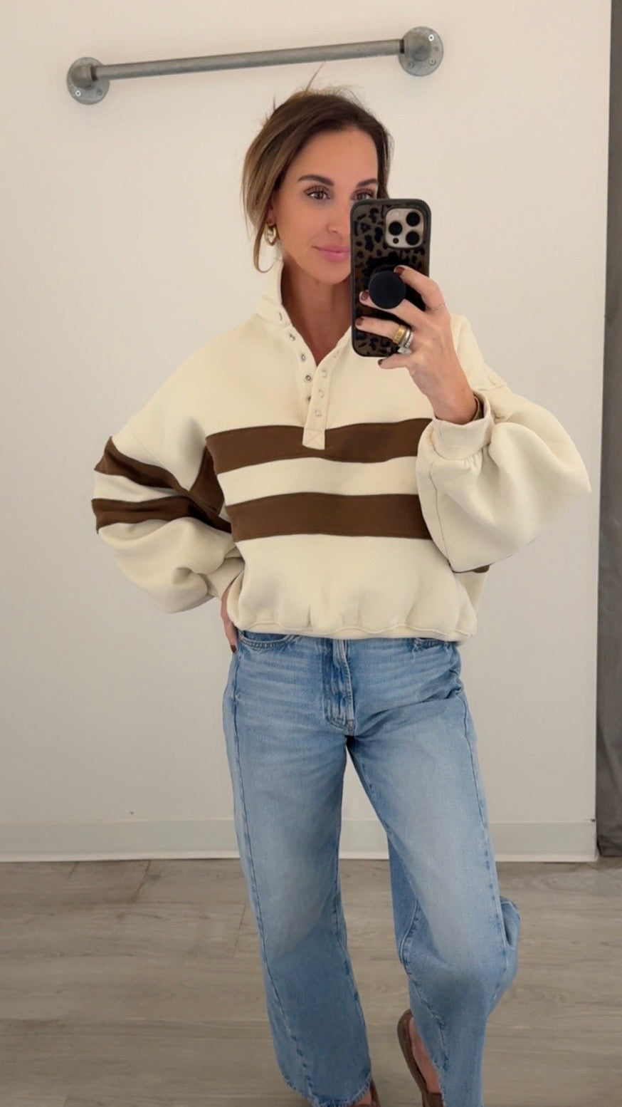Stripe Colorblock Pipersnap