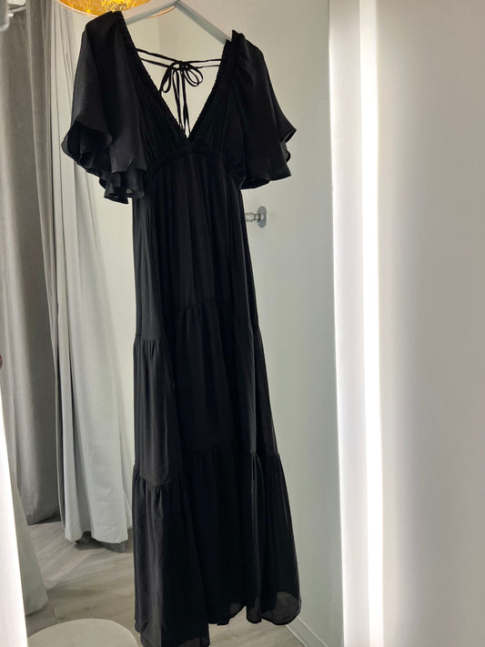 Black Polyester Dress