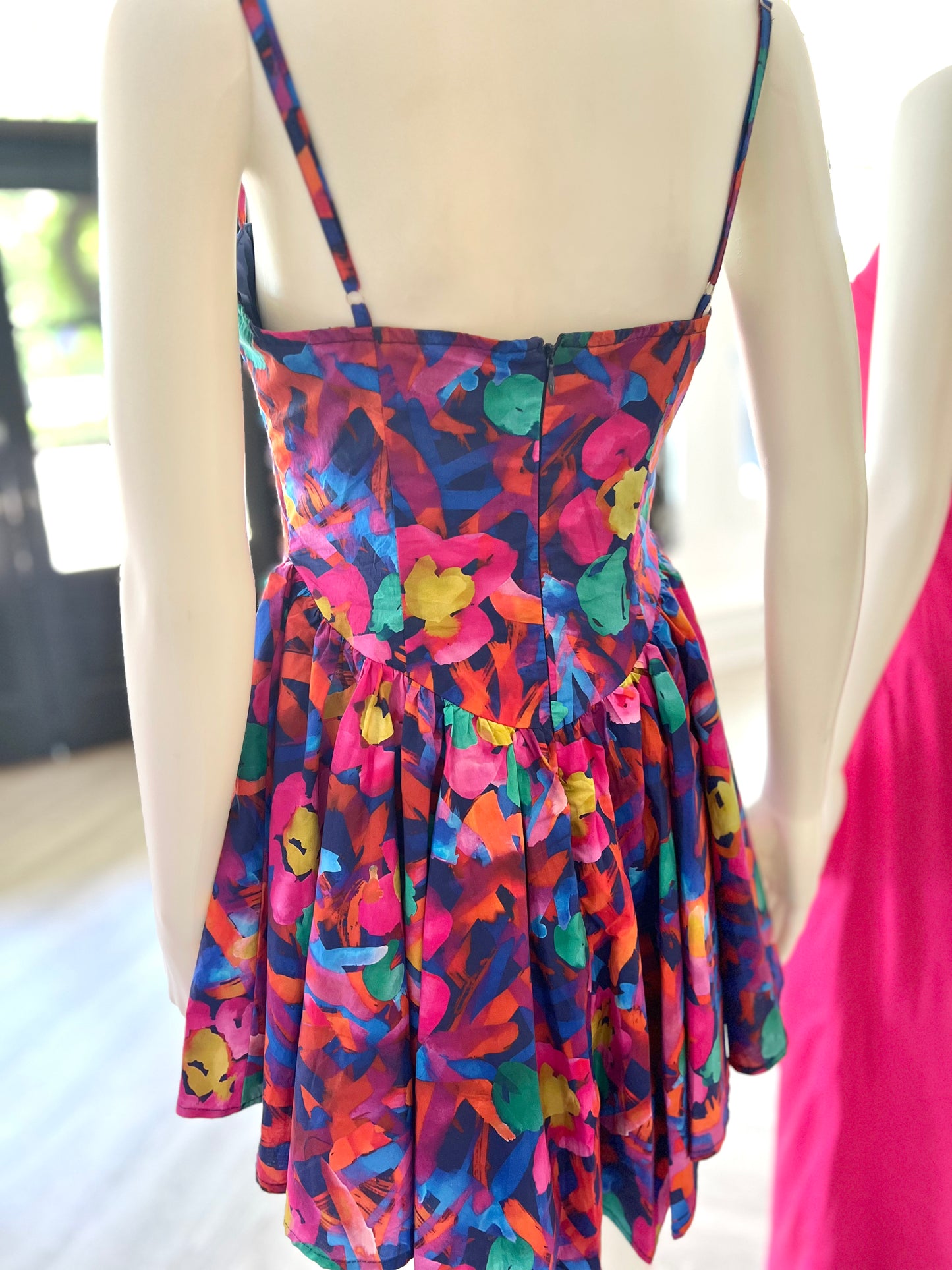 Multi Blossom Mini Dress