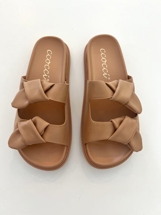 Knot Strap Sandal (2 colors)