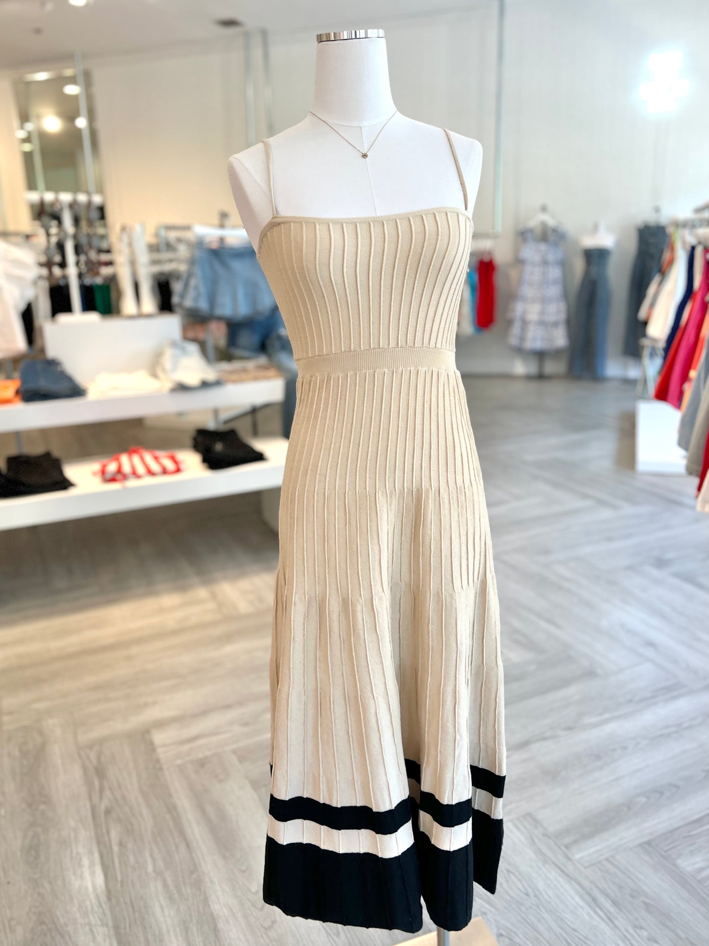 Ribbed Maxi Dress